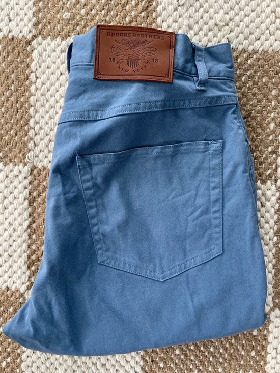 Brooks Brothers Other - Brooks Brothers Men’s 32x32 Powder Blue Lightweight Advantage Chino Pants